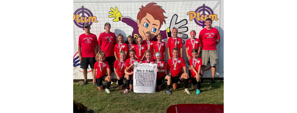 Gold Division Champs - Plum 2024 - U11 Moon Girls